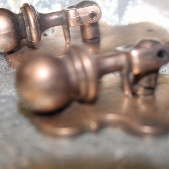 Vintage Brass Drawer Pull Hardware - Picture 10 of 17